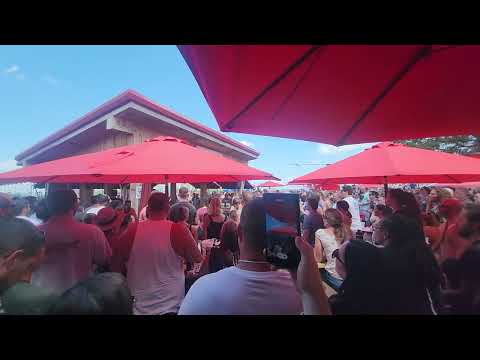 Oliver Anthony  Morris Farmers Market, National Anthem Crowd song before he came on