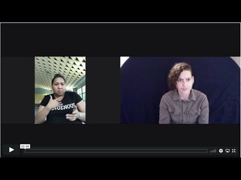 Deaf Native American explains importance of Trump’s 'Operation Lady Justice' (ASL - 11.28.19)