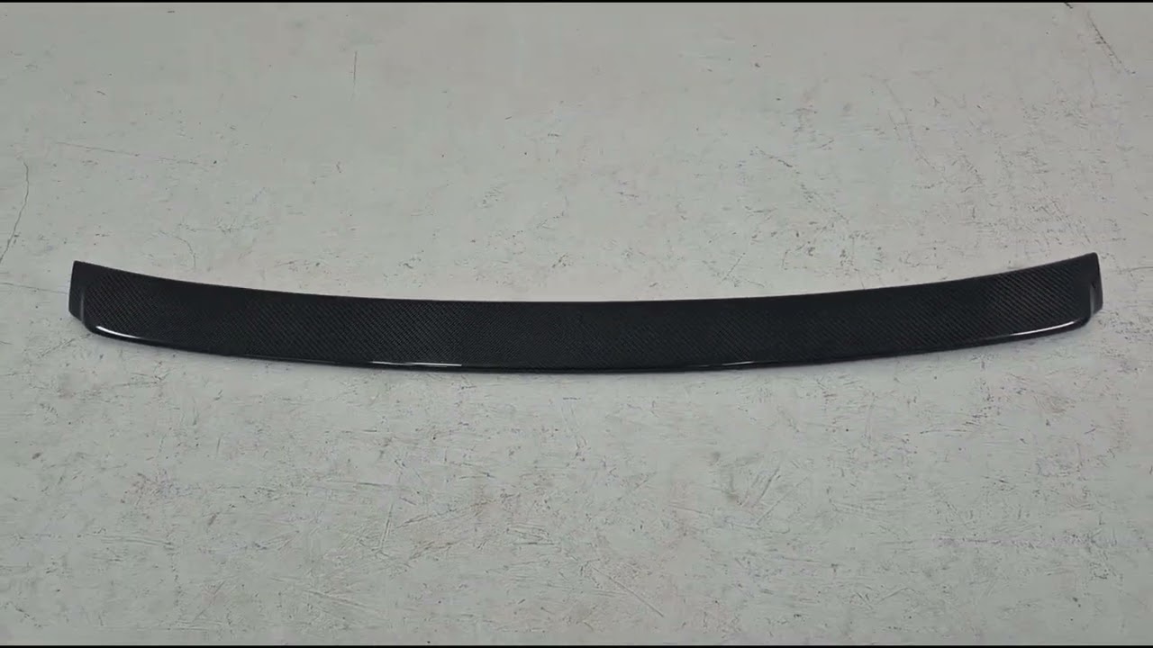 BMW 5-sarja F10/F11 2010–2016 Spoilerilippa V1 F10:lle, hiilikuitu Video 1