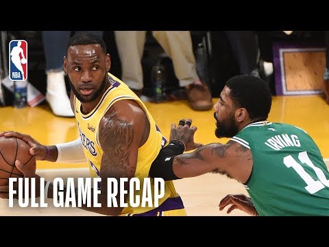 CELTICS vs LAKERS | Kyrie Irving Leads Boston In LA | March 9, 2019