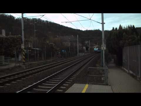 Průjezd vlaku R 613 Bílina (ČD 150.202) - Praha-Sedlec, 29. 10. 2013
