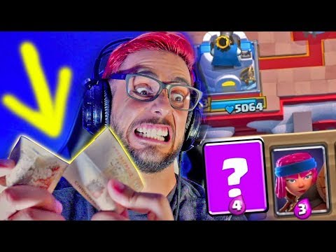 FUI COM DECK ERRADO E RASQUEI TUDO NA FRENTE!!! CLASH ROYALE