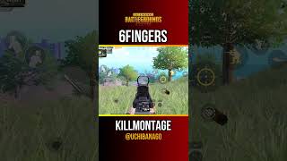 I think the red dot sight is best for NUSA ✅ #pubgmobile #6fingers #killmontage