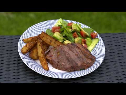 Easy BBQ Citrus Marinated Beef Steaks