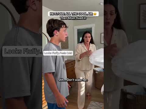 Sibling summer fight solved by this cooling blanket