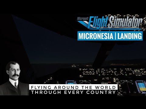 Desembarque no Aeroporto Internacional de Pohnpei, nos Estados Federados da Micronésia | Flight Simulator