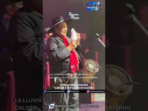 🌧️🌳 El Chaqueño brilló bajo la lluvia en el Festival del Caldén 2026