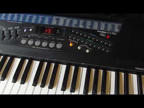 Casio CT-700 plays Summer (Presto) from Vivaldi's Four Seasons