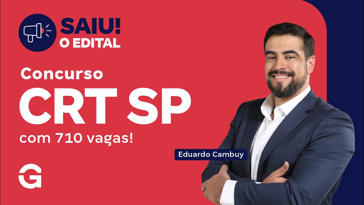 Concurso CRT SP | Saiu o Edital com 710 vagas!