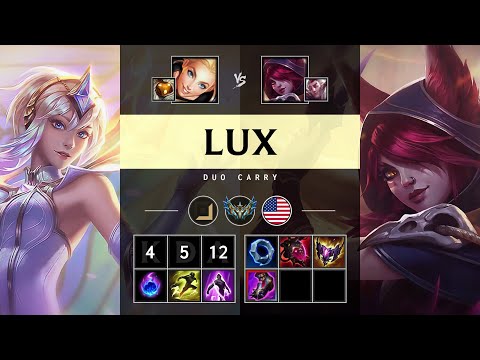 Lux Carry vs Xayah - NA Challenger Patch 25.09