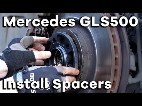 How to install BONOSS Mercedes 5x112 Wheel Spacers on GLS 500 X166