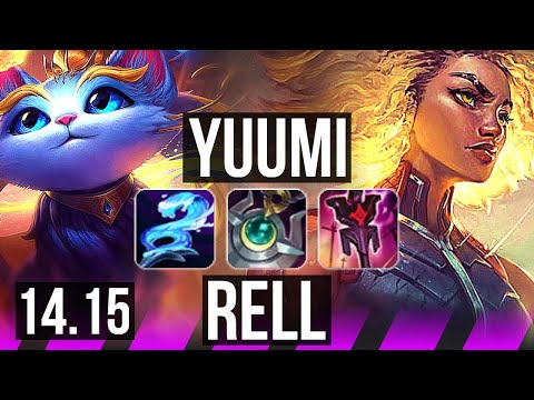 YUUMI & Twitch vs RELL & Lucian (SUP) | 67% winrate, 1/4/32, 5k comeback | NA Master | 14.15
