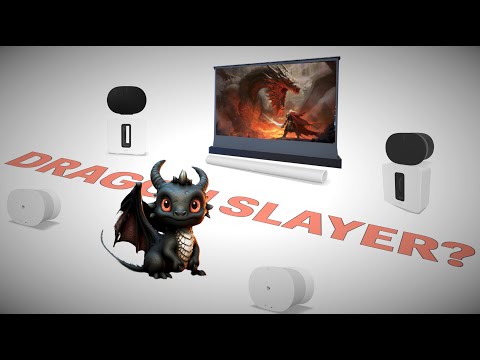 Sonos Arc with four Era 300s and two Subs ... Nakamichi Dragon Slayer?