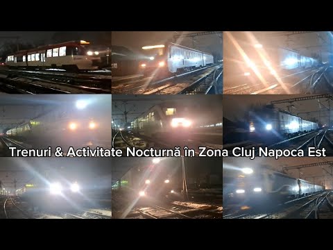 Trenuri & Activitate Nocturnă în Zona Cluj Napoca Est - 26 Ianuarie 2026