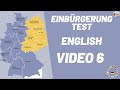 einbürgerungstest in english video 6 questions 142 177 lebens in deutschland orientierungskurs