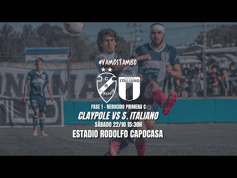 CLAYPOLE VS SPORTIVO ITALIANO | FASE 1 | REDUCIDO - Primera C