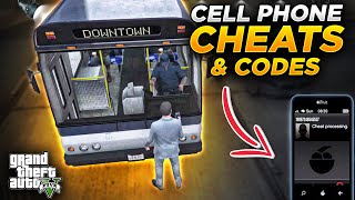 GTA 5 Cheats - All 35 Cell Phone Cheat Numbers (Xb