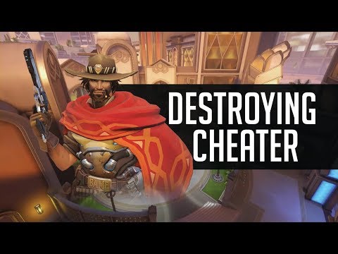 Overwatch - Taimou Rank 1 McCree Destroying The Hacker