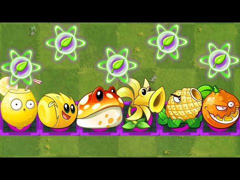 PvZ 2 Mod All YELLOW Plants Max Level Power-Up!