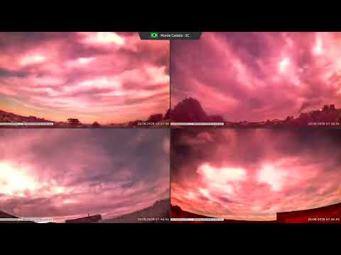 Timelapse do céu - Uma semana em alguns instantes em Santa Catarina - Monte Castelo - 29/06/2026