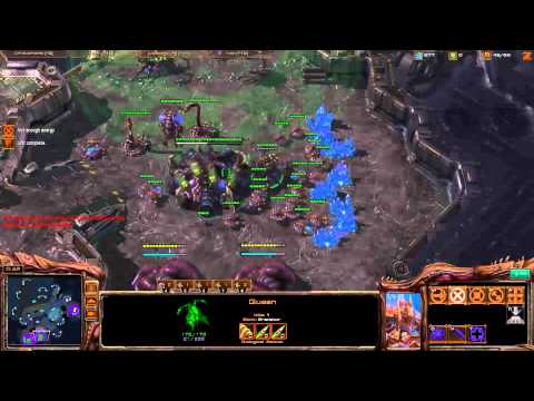 ROOTDestiny (Z) vs. vileSpanishiwa (Z) [Game 4] - Starcraft 2 Showmatch