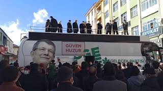 Gelecek Partisi Genel Başkanı Ahmet Davutoğlu Seydişehir'de