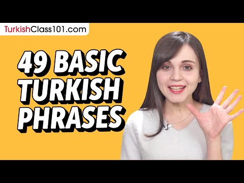 49 Basic Turkish Phrases for ALL Situations to Start as a Beginner