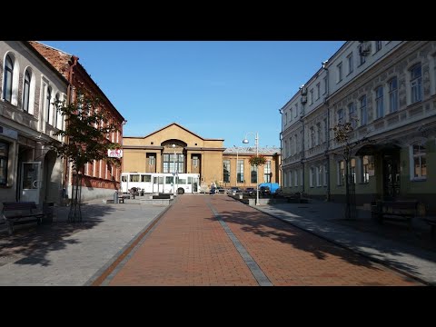 Rigas street walk in Daugavpils, Latvia (part 1)