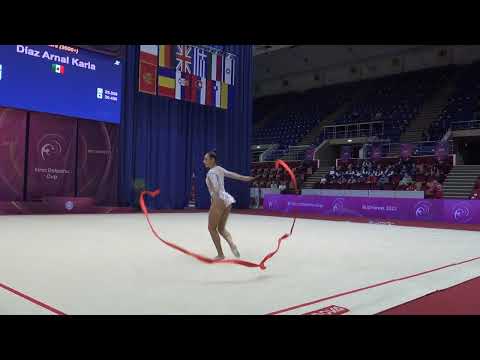 FIG 21st Irina Deleanu Cup 2022 MEX Díaz Arnal Karla Mexican GymnasticsFederation Seniors 2006+ ribb