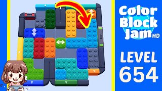 Soluzione del Livello 654 di Color Block Jam