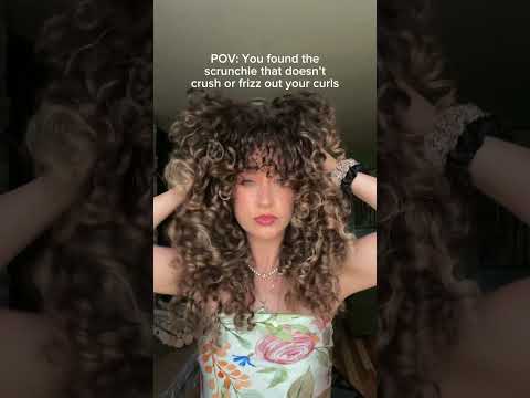 The MAGIC Scrunchie for curls! #curlyhair