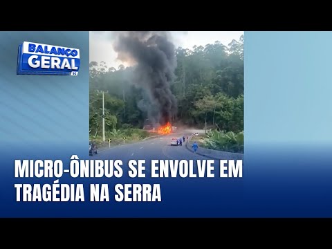 Acidente fatal na serra de Corupá deixa duas vítimas na BR-280