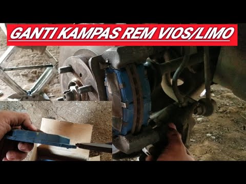 CARA GANTI KAMPAS REM DEPAN VIOS/LIMO‼️BRAKE PAD CAR