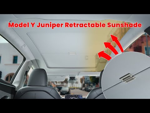 How to Install Model Y Juniper Retractable Sunshade
