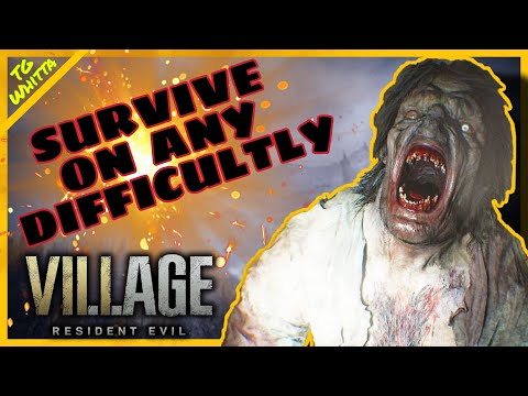 Resident Evil Village - How to Survive the Attack | HARDCORE + VILLAGE OF SHADOWS DIFFICULTY