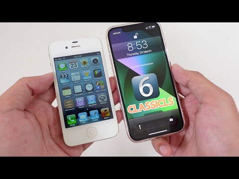 iOS 6 Lock screen on iPhone 13 mini