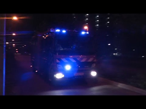 TS 5032 en ROGS 0220 naar Plofkraak Makado winkelcentrum John F Kennedyplein Purmerend