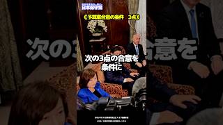【日本保守党】「予算案合意の条件３点」#日本保守党 #有本香 #百田尚樹 #島田洋一 #北村晴男 #shorts