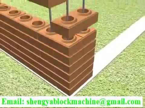 Teach how to build house with interlocking brick lego block,...