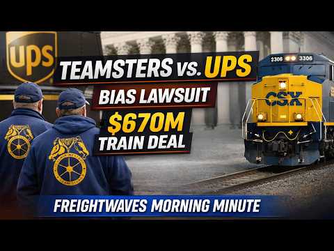 Teamsters Sue UPS, Trucking Bias Settlement, CSX’s $670M Locomotive Deal