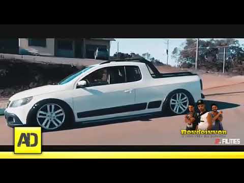 Saveiro Cross rebaixada com som