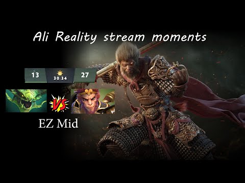 Ali Reality - Monkey King Against Viper On mid And Counter , DOTA2 GAMEPLAY