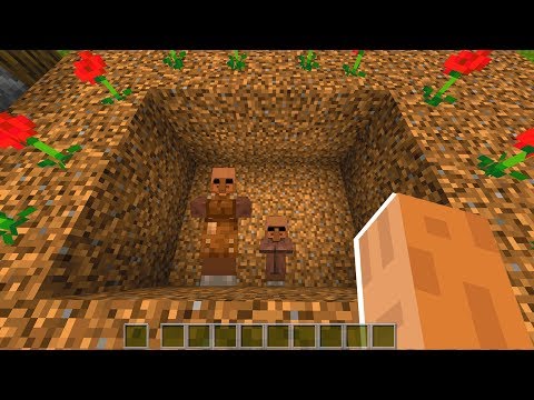O1G - Minecraft villager family found in grave.. (SCARY)