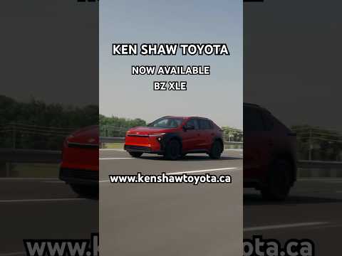2026 Toyota bZ XLE AWD in Red for sale at Ken Shaw Toyota in Toronto, ON