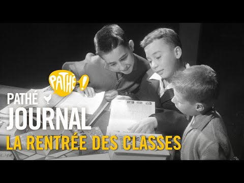 1959 : La rentrée des classes | Pathé Journal