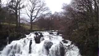 preview picture of video 'Swallow Falls outside Betws-y-Coed A5'