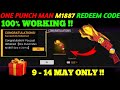 FREE FIRE REDEEM CODE TODAY 9 MAY REDEEM CODE FREE FIRE FF REDEEM CODE TODAY 9 MAY