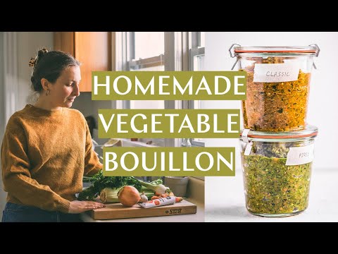 Homemade Vegetable Bouillon // a flavor bomb for your soups, stews, sauces, etc. and how to use it