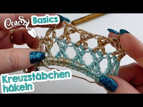 Crocheting cross stitches - CraSy Basics