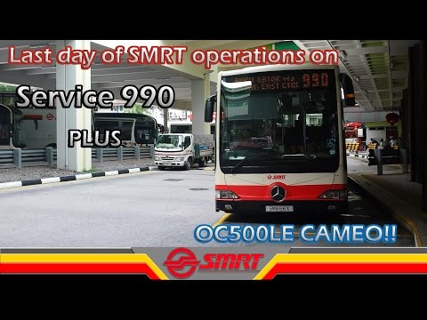 SMRT | Last day of SMRT operations on Service 990 - SMB66X CAMEO